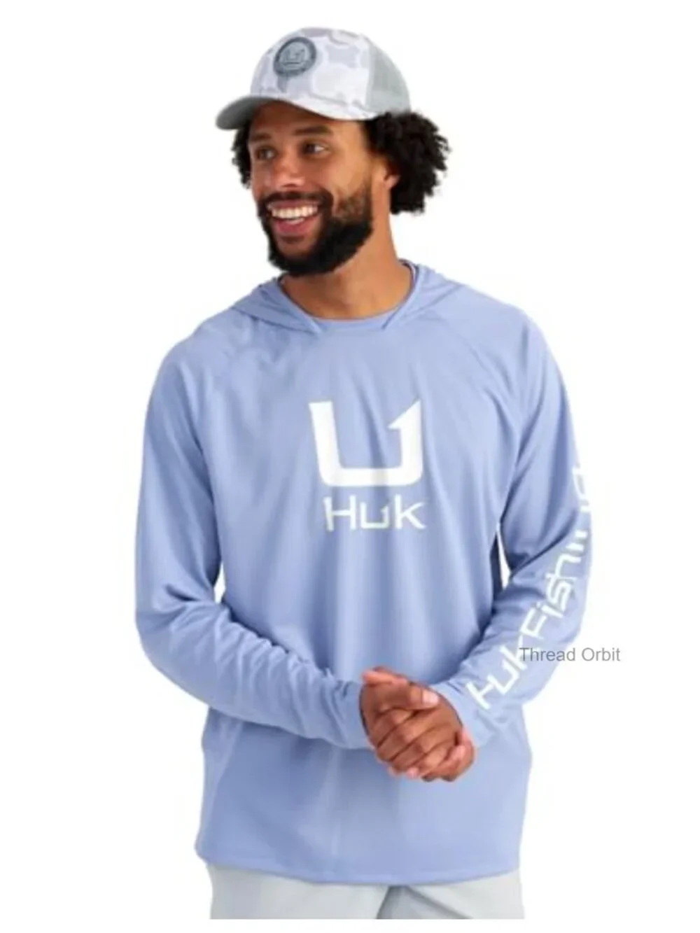 Mens Icon Hoodie Fishing Shirt with Sun Protection UPF 50+ 3X-Large
